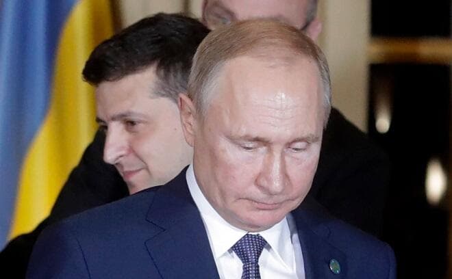 Putin və Zelenski Donbası müzakirə etdi
