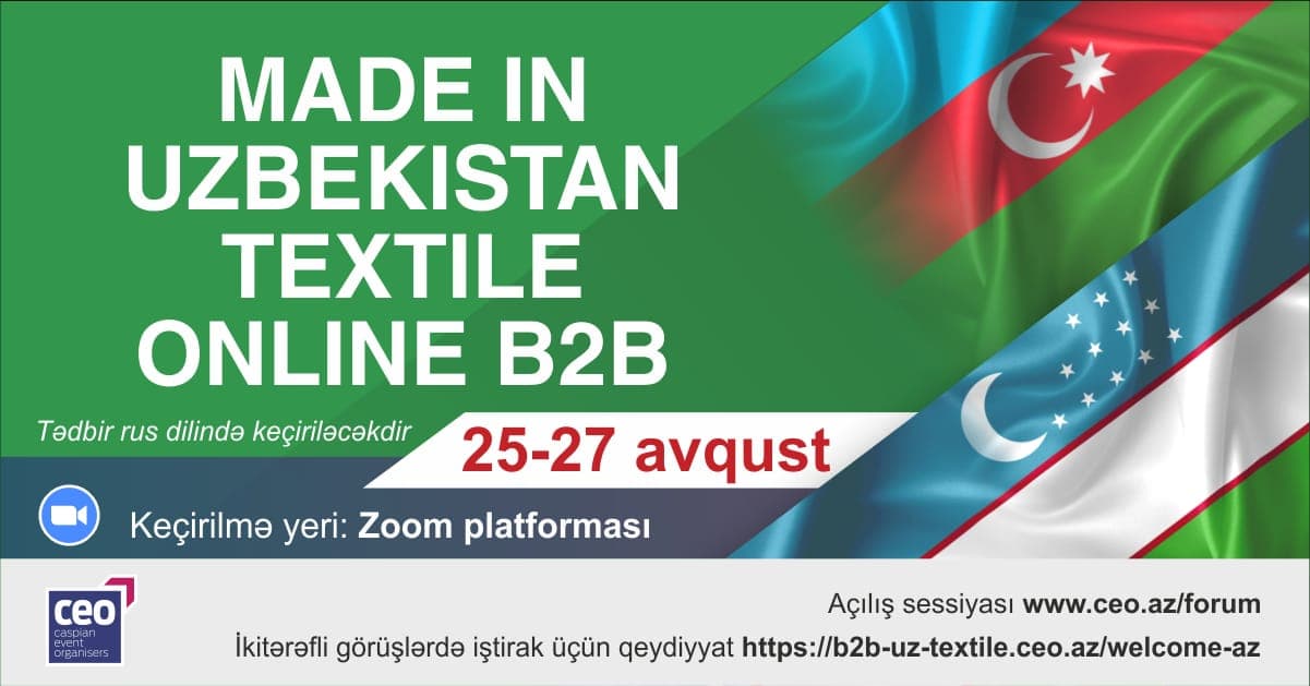 İkinci «Made in Uzbekistan» biznes forumu keçiriləcək-İŞTİRAK SƏRBƏSTDİR