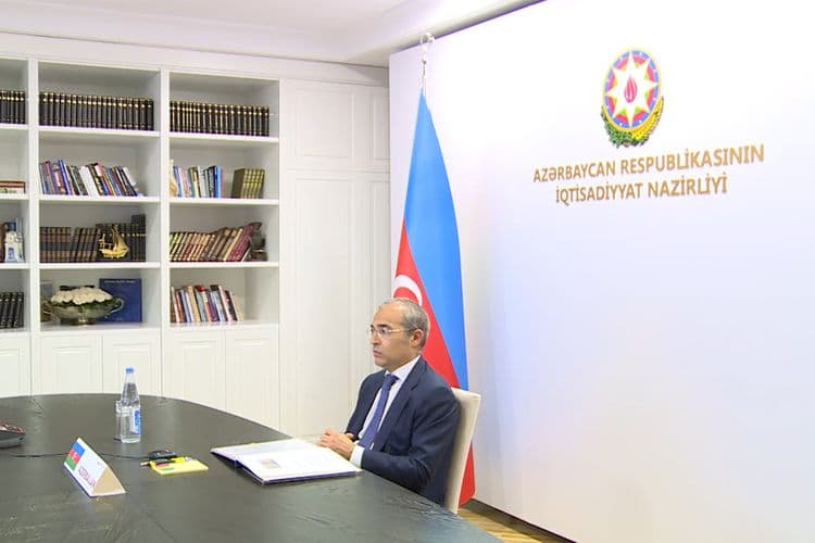 Mikayıl Cabbarov sahibkarlarla onlayn görüş keçirib