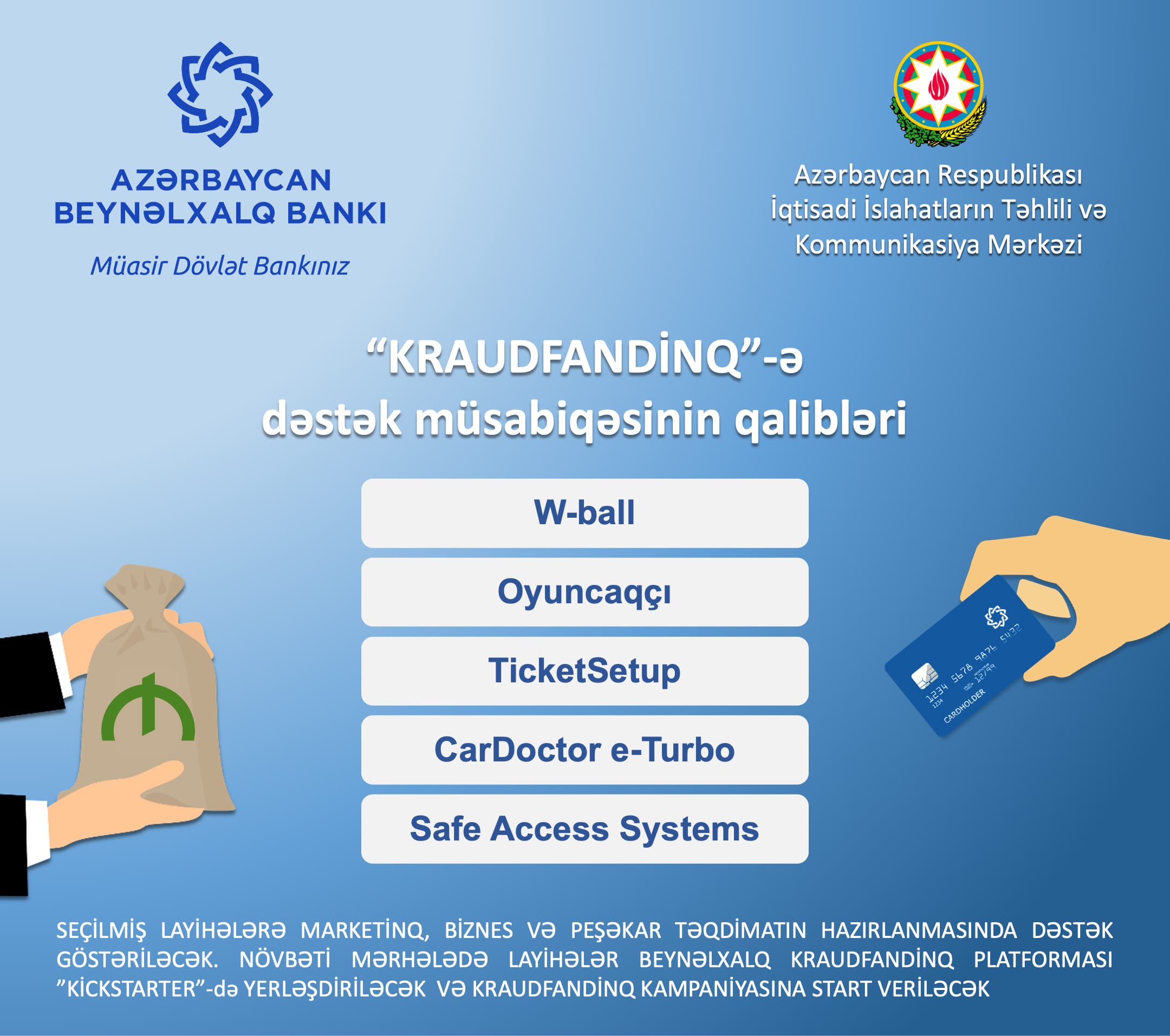 Azərbaycan startapları kraudfandinqə çıxarılacaq