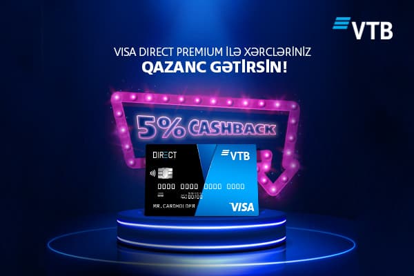 Bank VTB (Azərbaycan) yeni Visa Direct Premium kartını istifadəyə verib