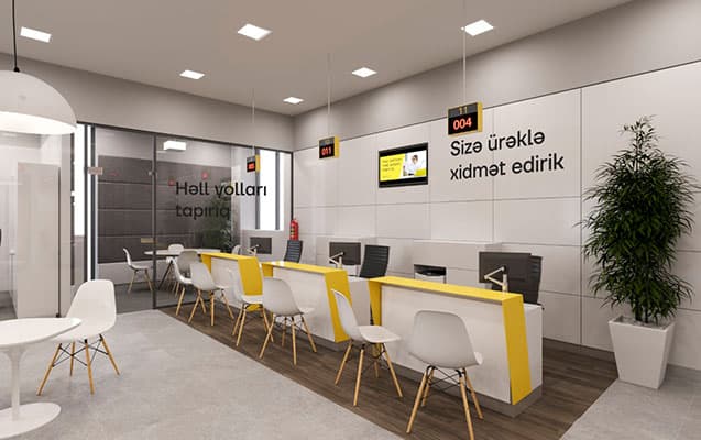 Yelo Bank yeni konseptdə filialın açılışına hazırlaşır