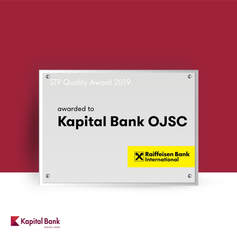 Kapital Bank Raiffeisen Bank International tərəfindən mükafatlandırılıb