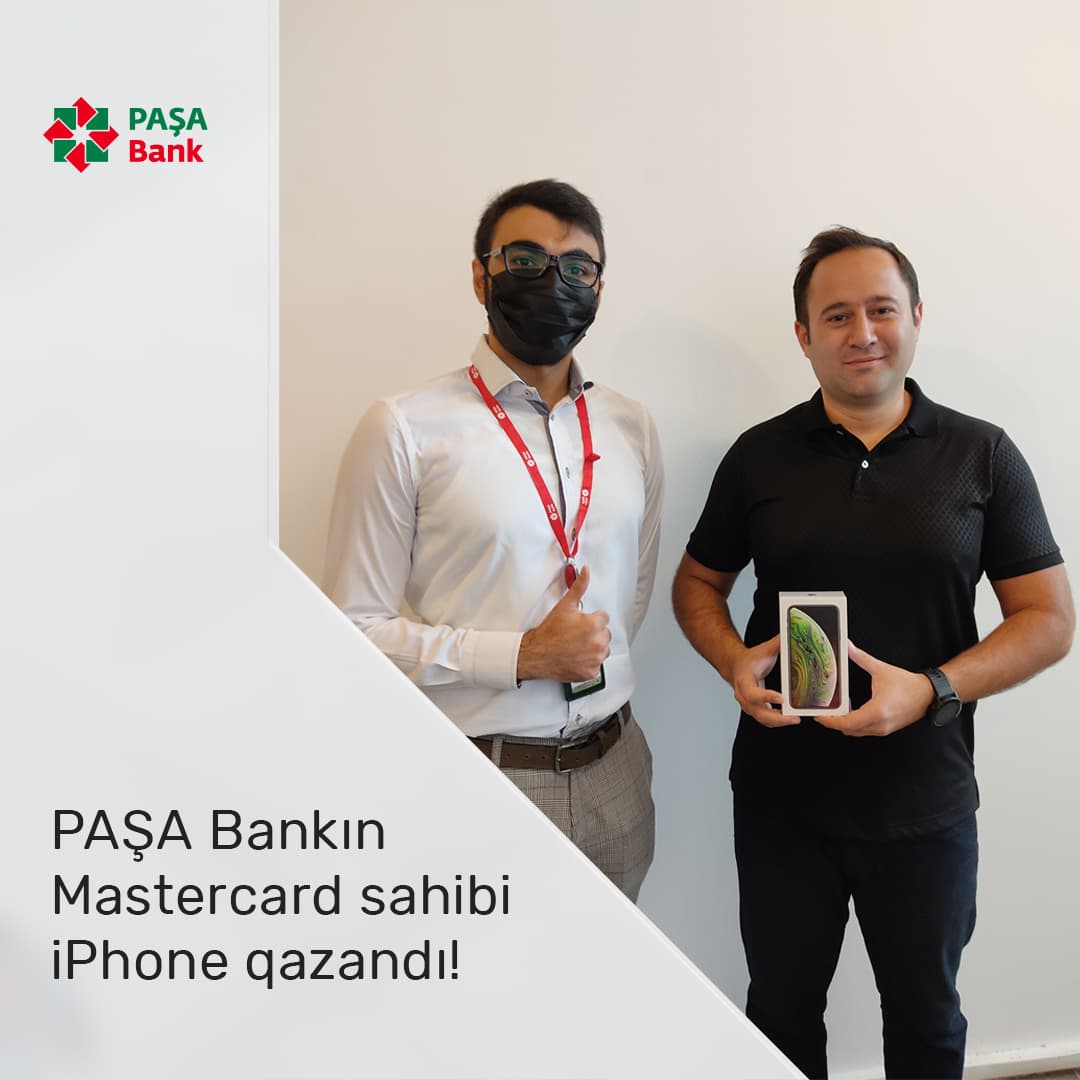 Paşa Bank-ın müştərisi “Mastercard Bravo alış-verişinizə şans qatır” adlı lotereyanın qalibi olub