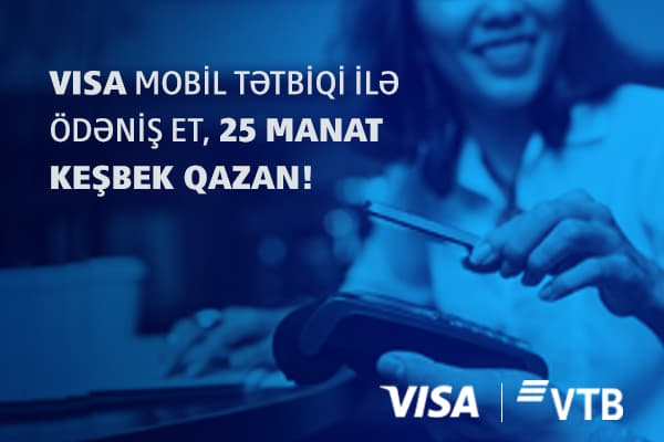 Bank VTB (Azərbaycan) –ın müştəriləri təmassız ödənişlərdə qazanacaqlar