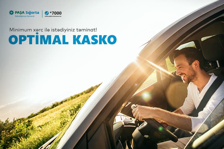 PAŞA Sığortadan sərfəli qiymətə KASKO sığortası arzulayan müştərilərimiz üçün optimal təklif