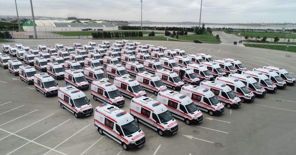 İcbari Tibbi Sığorta üzrə Dövlət Agentliyi il ərzində 100 təcili tibbi yardım avtomobili alıb