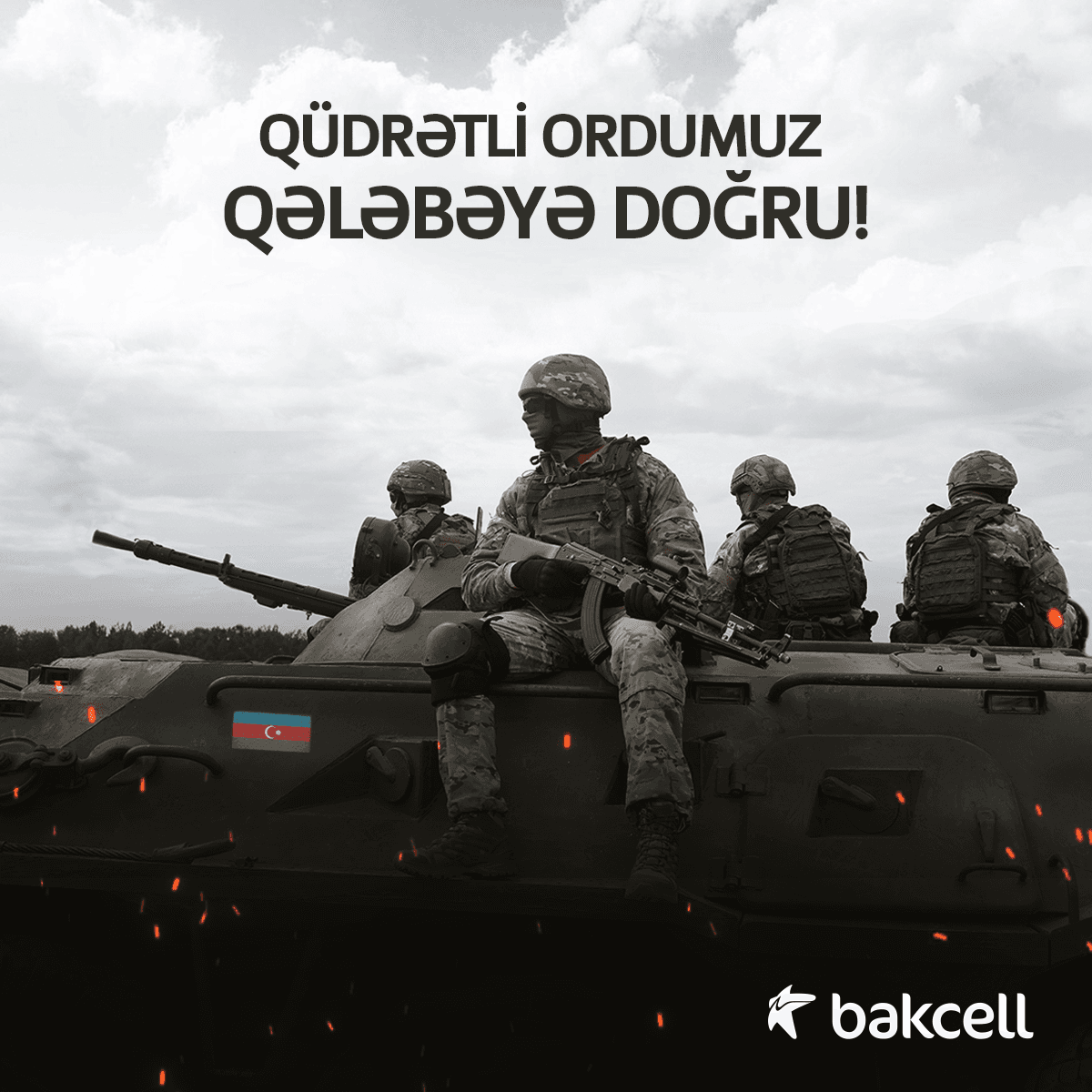 “Bakcell”dən Azərbaycan Respublikasının Silahlı Qüvvələrinə dəstək