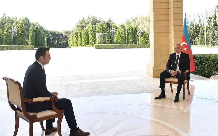 Prezident Türkiyənin Haber Global televiziya kanalına müsahibə verib