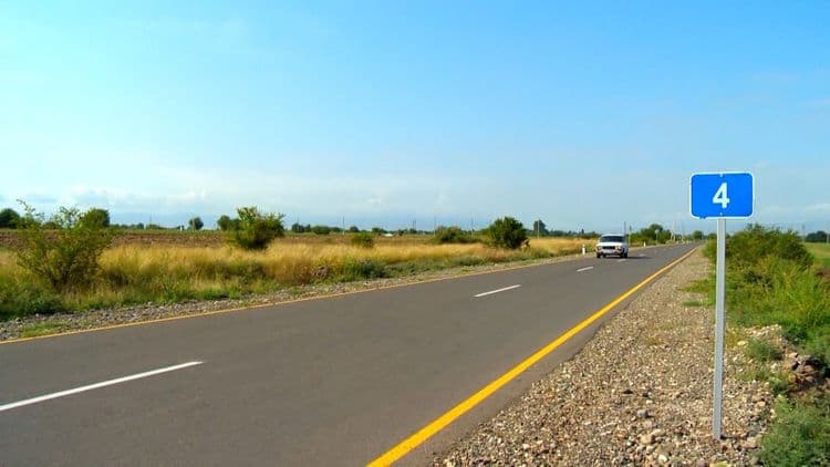 Ağdamda 3 cəbhəyanı kəndin yolu yenidən qurulub