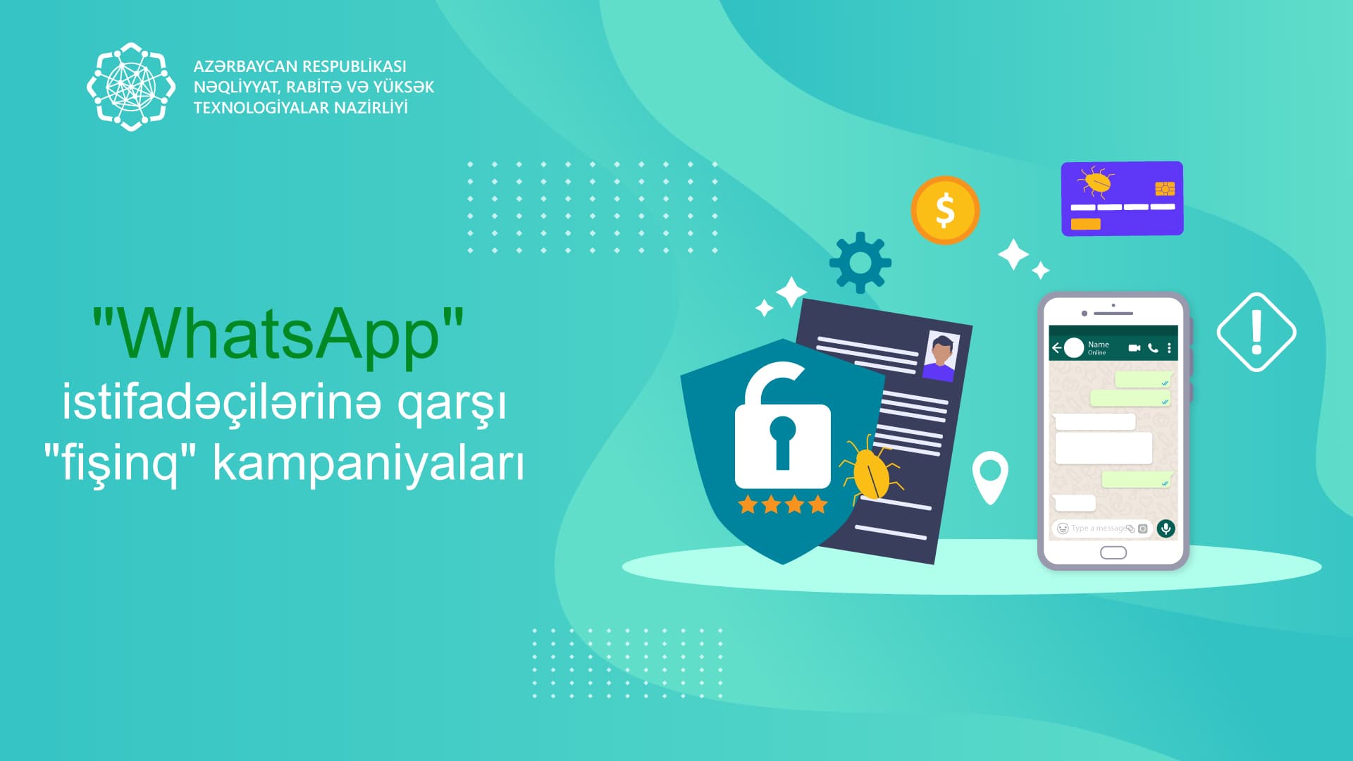 Vətəndaşların nəzərinə: “WhatsApp” üzərindən “fişinq” kampaniyaları həyata keçirilir