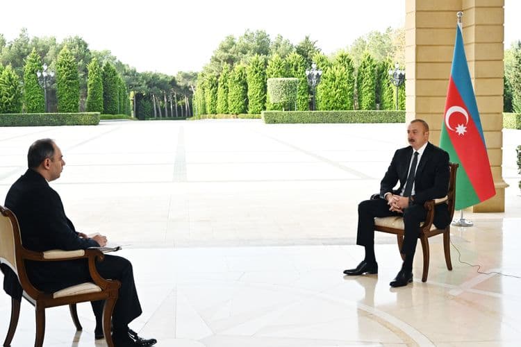 İlham Əliyev Rusiyanın İnterfaks agentliyinə müsahibə verib