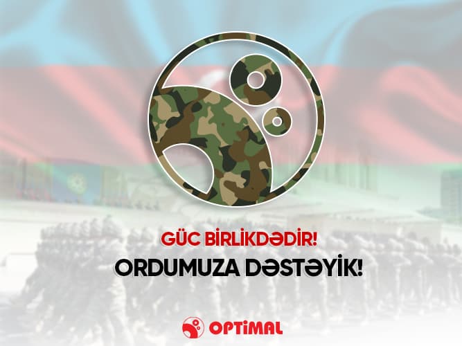 “Optimal Elektronika” MMC-dən Azərbaycan Ordusuna Dəstək!