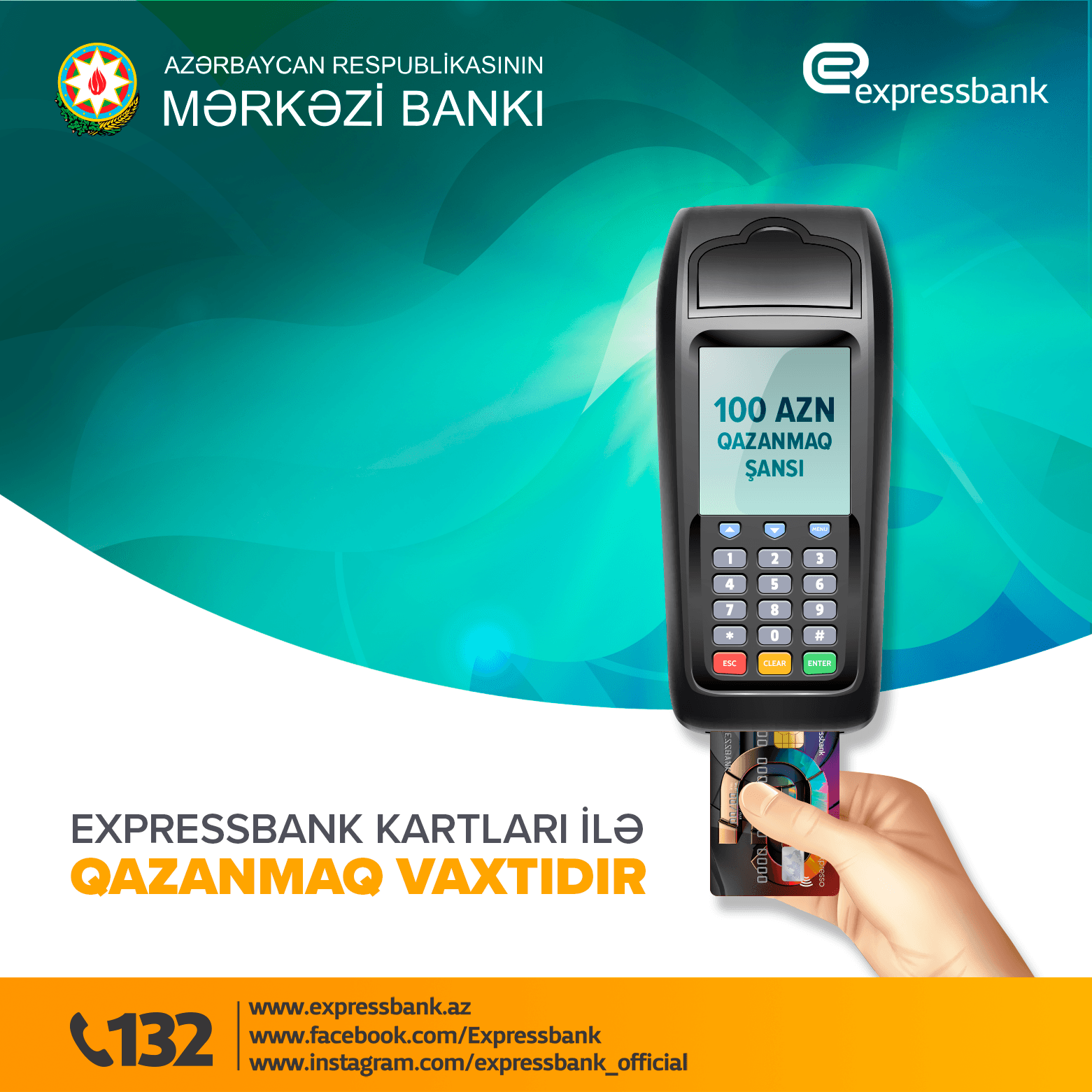 Expressbank kartları ilə qazanmaq vaxtıdır