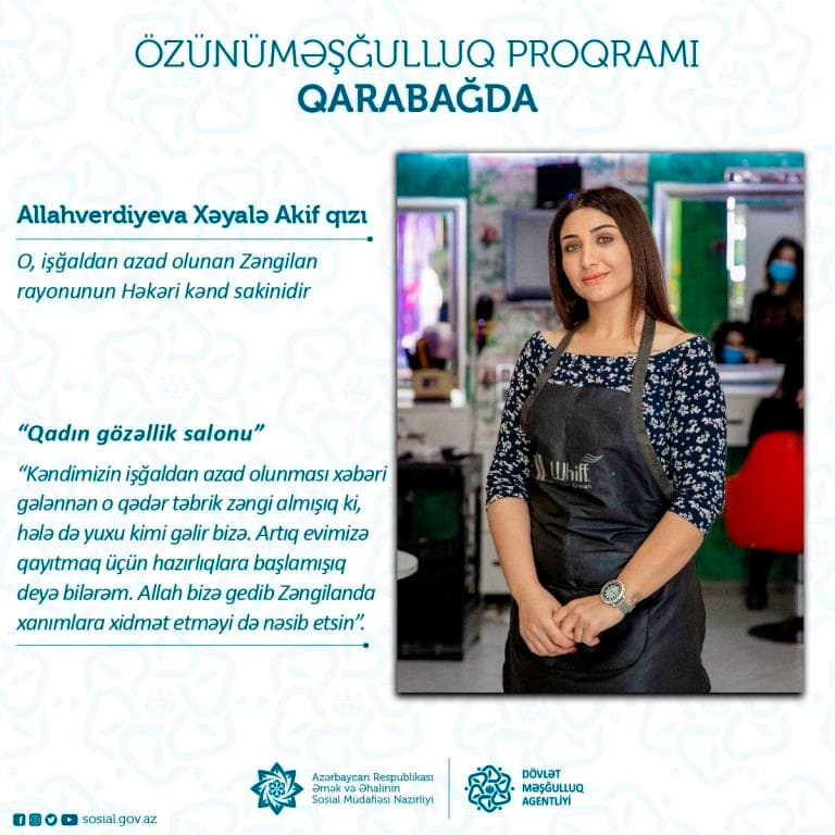 Doğma yurdlarına kiçik biznes sahibləri kimi qayıdacaqlar
