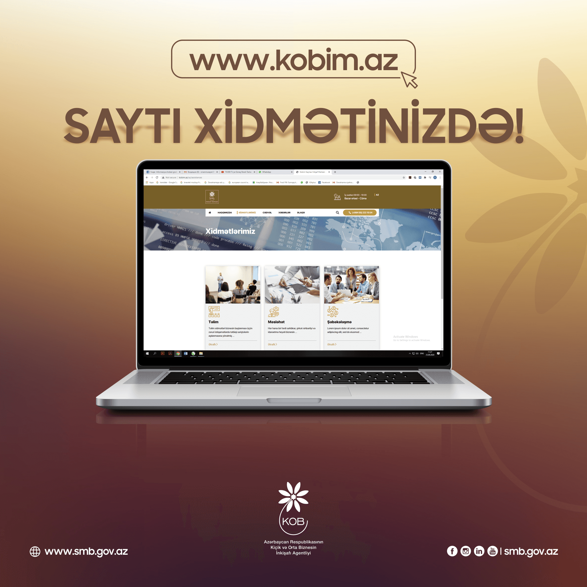 www.kobim.az istifadəyə verildi