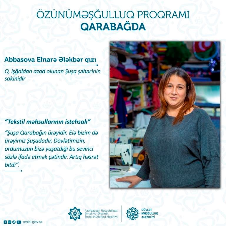 Doğma Şuşaya kiçik biznes sahibləri kimi qayıdacaqlar