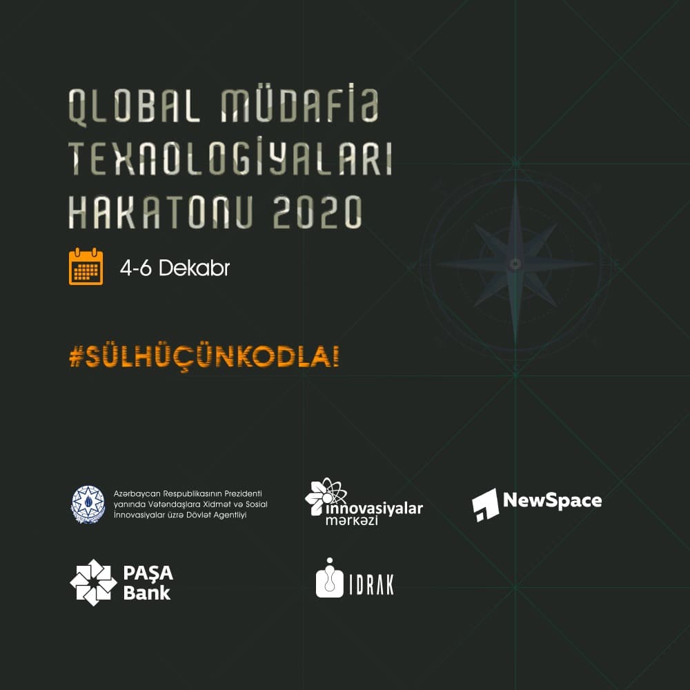 Azərbaycanda ilk dəfə “Qlobal Müdafiə Texnologiyaları Hakatonu” keçiriləcək