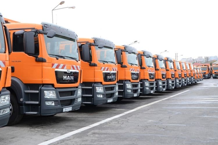 Bakıya xüsusi təyinatlı yeni texnikalar gətirilib