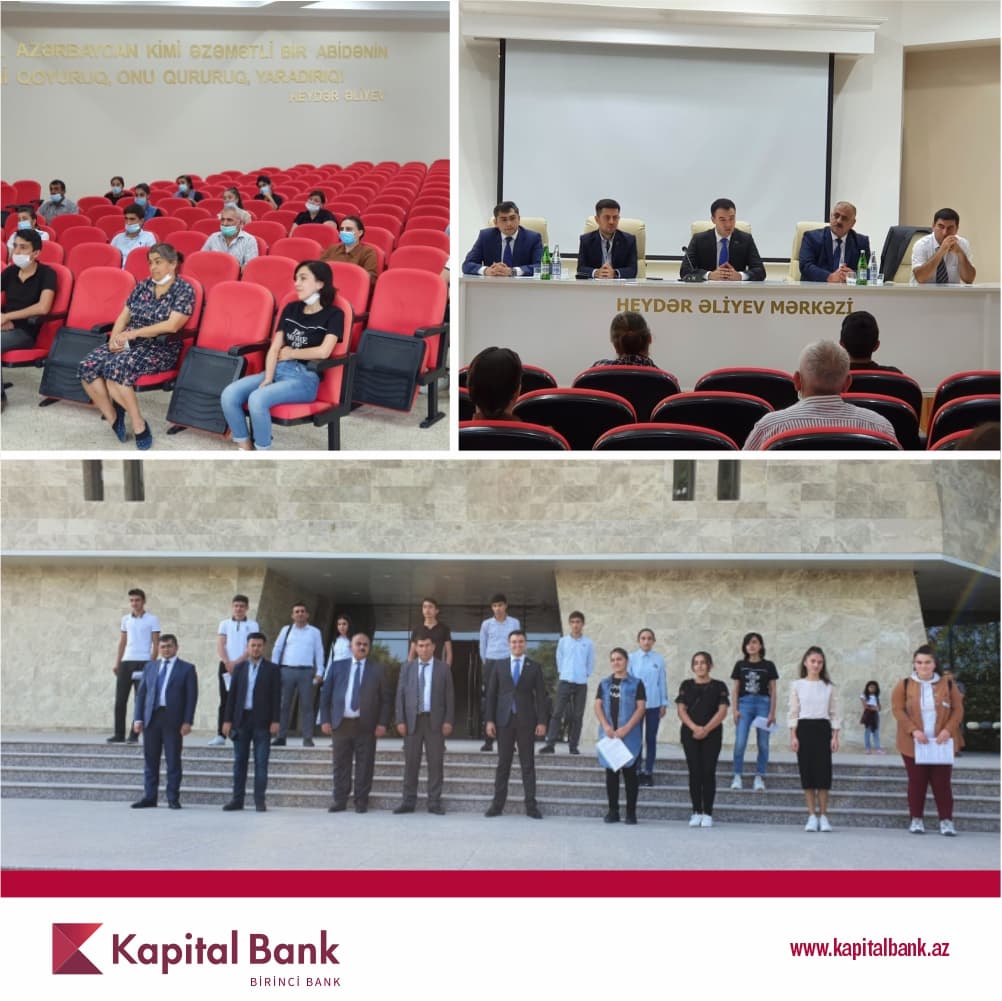 Kapital Bank aztəminatlı ailələrdən olan abituriyentlərə dəstək göstərdi