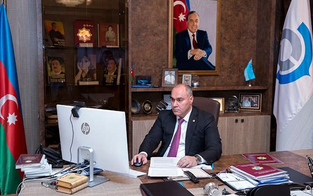 Səfər Mehdiyev Avropa ölkələri gömrük xidmətləri rəhbərləri ilə virtual konfransa qatıldı - Fotolar