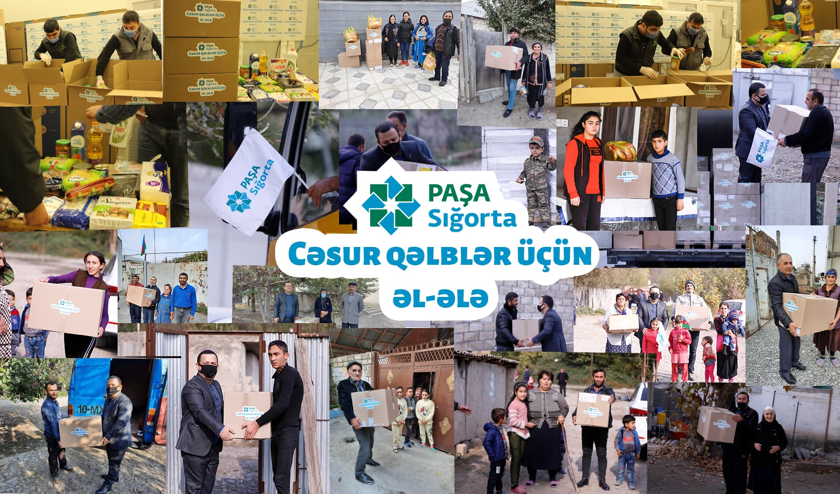 PAŞA Sığorta şirkəti cəbhəyanı bölgələrdə çətin şəraitdə məskunlaşmış 500 ailə üçün yardım göndərdi