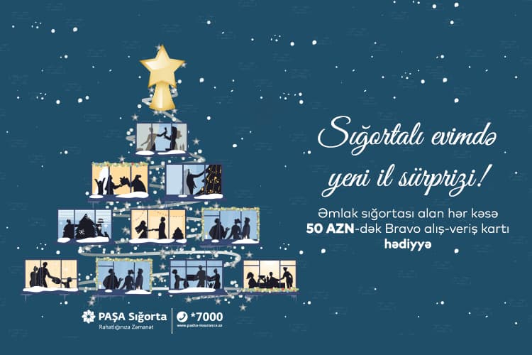PAŞA Sığorta “Sığortalı evimdə yeni il sürprizi” adlı yeni kampaniyasını təqdim edir