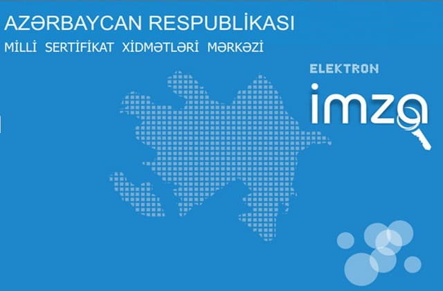 Dövlət qurumlarına verilən  e-imza sertifikatı yenilənib