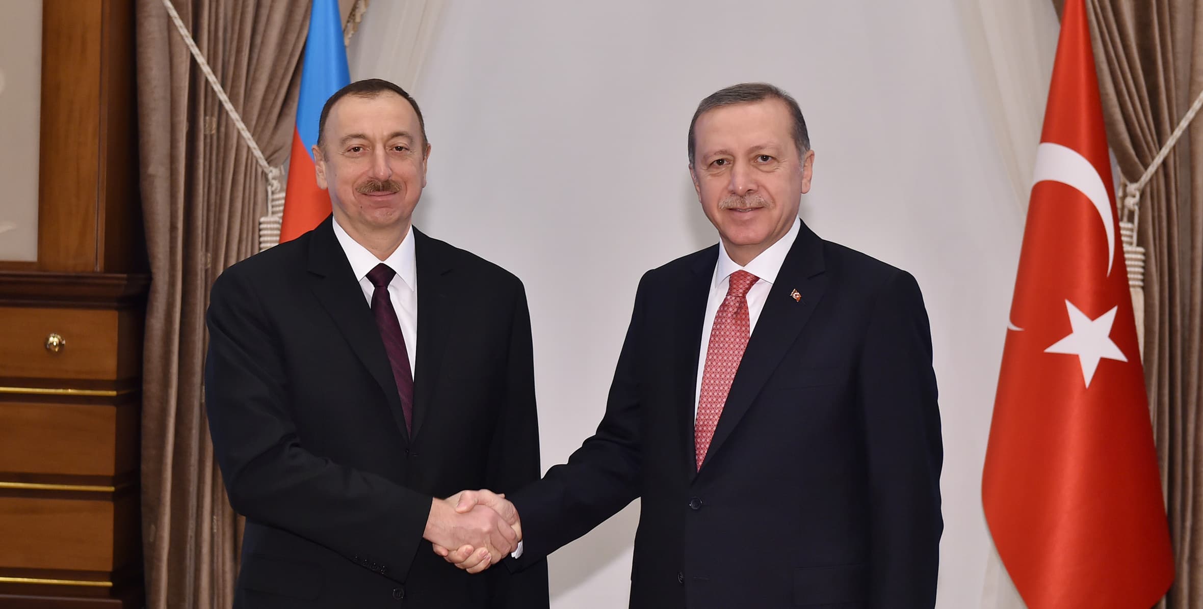Azərbaycan və Türkiyə prezidentlərinin təkbətək görüşü olub