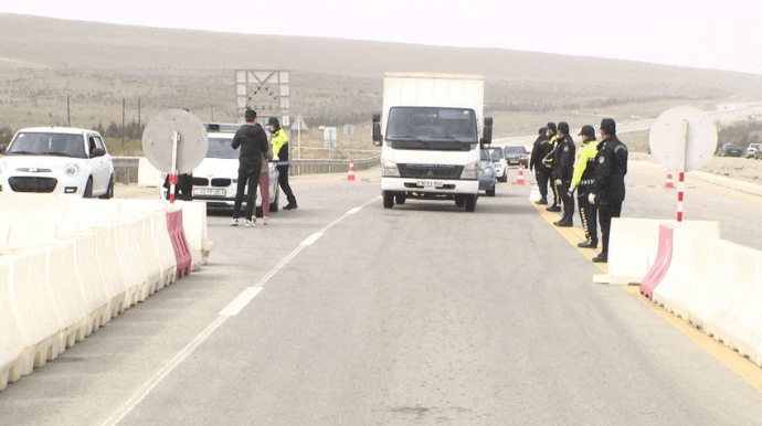 DYP: 175 nəqliyyat vasitəsi ilə postlardan keçməyə cəhd edilib
