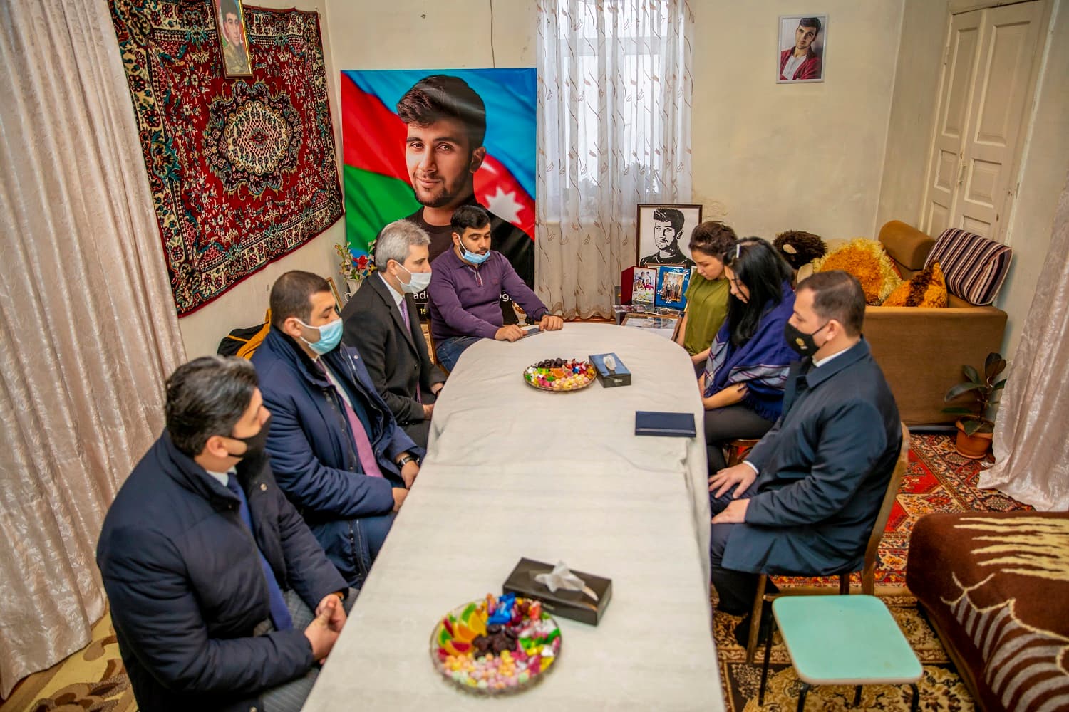 Vətən müharibəsi şəhidi Qasım Abdullazadənin ailəsi də sosial dəstək tədbirləri ilə təmin olundu