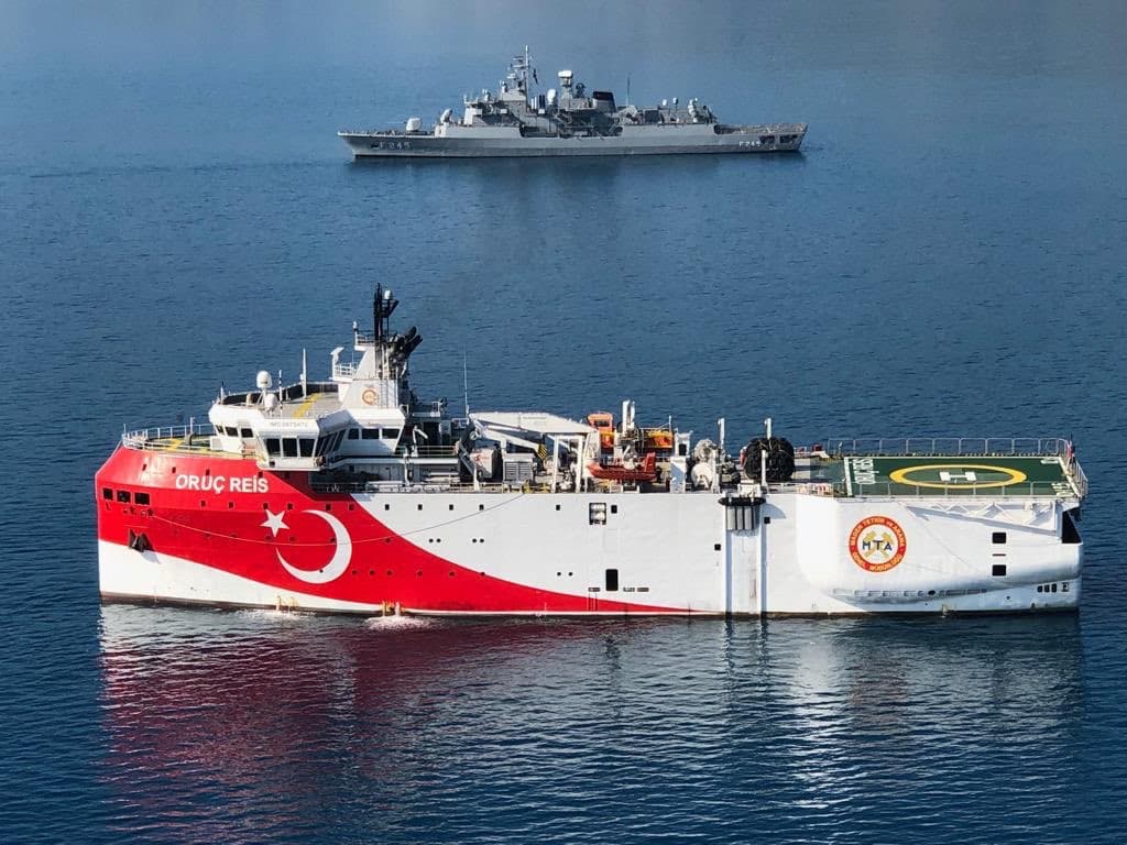 Türkiyə "Oruc Rəis" gəmisinin Şərqi Aralıq dənizindəki fəaliyyətini uzadıb