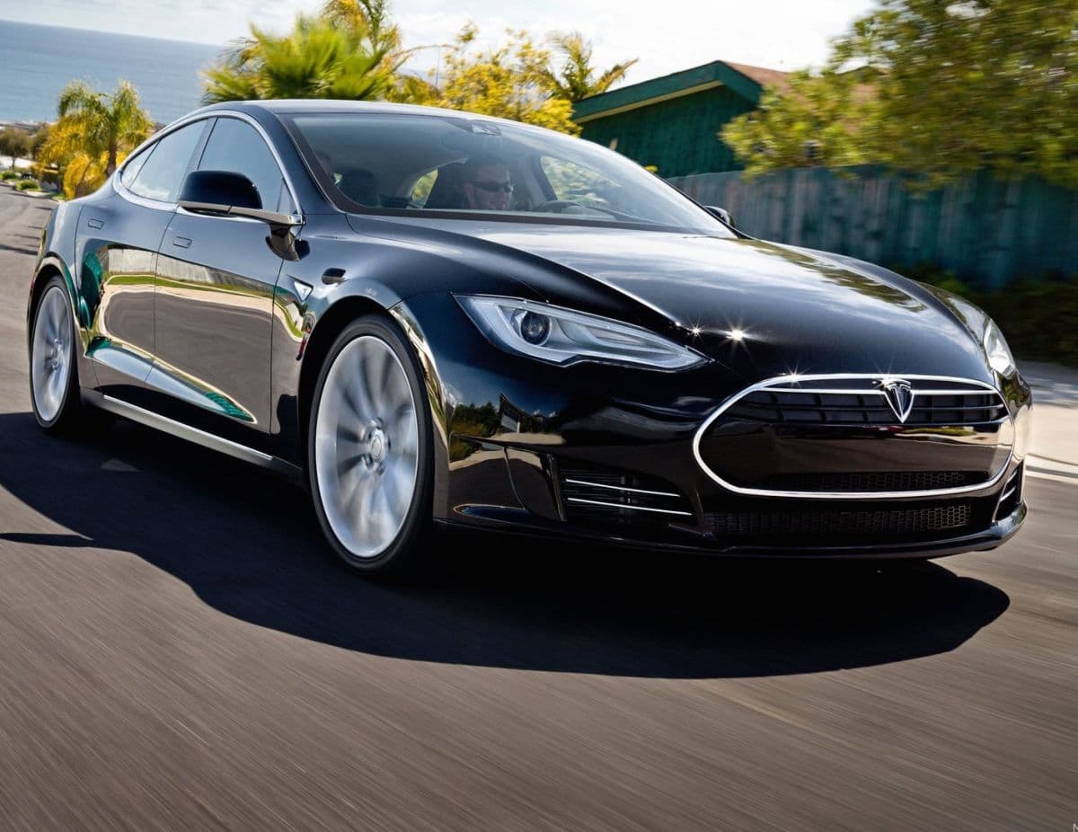 Azərbaycanda maşın bazarına Tesla Model S satışa çıxarıldı - FOTO