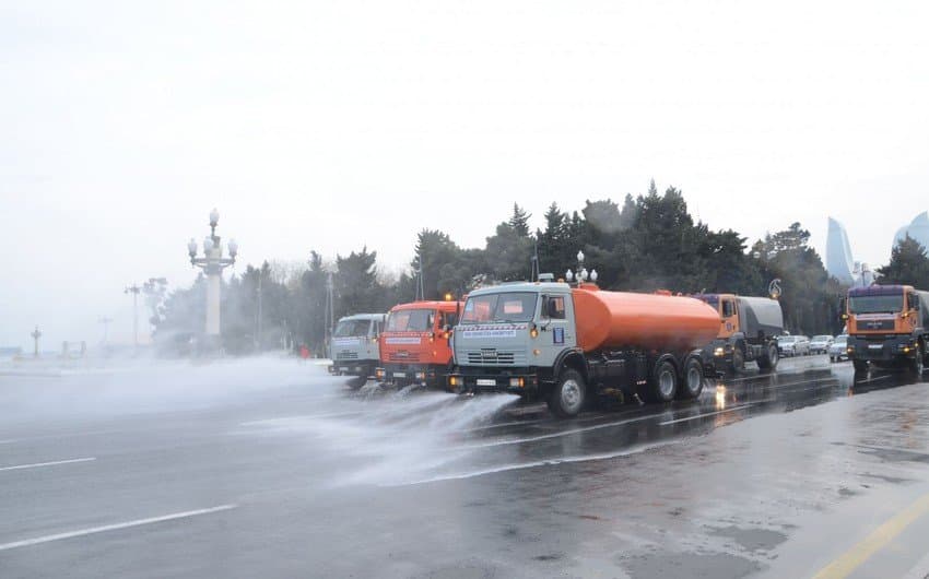 Bakıda gücləndirilmiş dezinfeksiya işləri həyata keçiriləcək