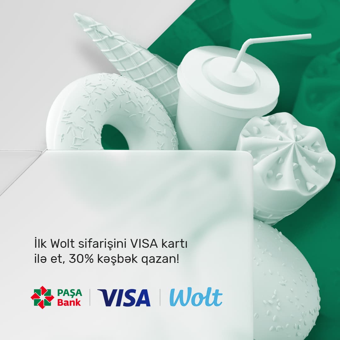 “Wolt”dan sifariş etmək üçün daha bir səbəb – 30% kəşbək!