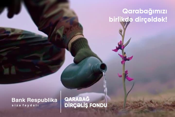 Bank Respublika “Qarabağ Dirçəliş Fondu”na 200 min manat köçürdü