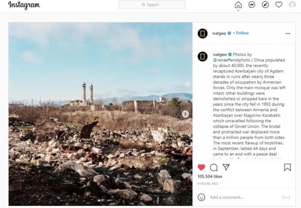 “National Geographic” Azərbaycanla bağlı paylaşım etdi - FOTO