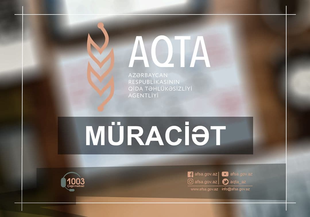 AQTA bu məhsulları ölkəyə gətirən sahibkarlara müraciət edib