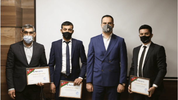 “AtaSığorta” ASC-nin rəhbərliyi Vətən Müharibəsi iştirakçıları ilə - GÖRÜŞÜB