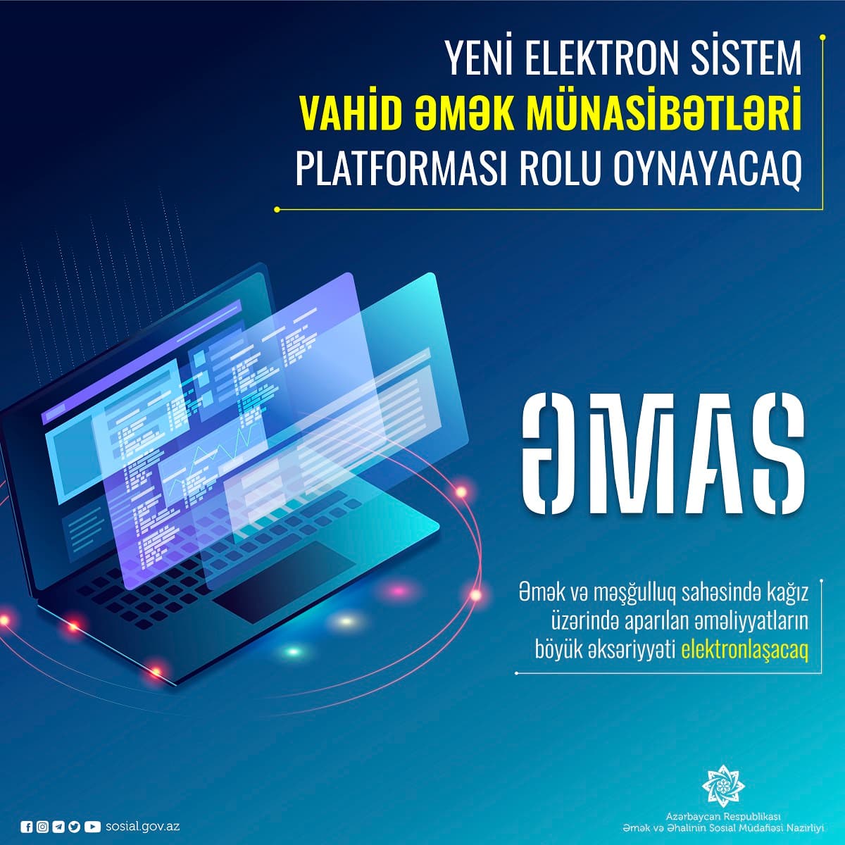 Yeni elektron sistem vahid əmək münasibətləri platforması rolu oynayacaq