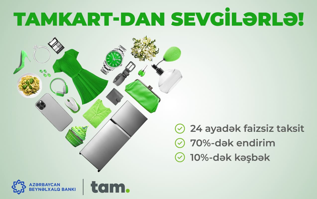 TamKartla endirim və əlavə kəşbək fürsətləri