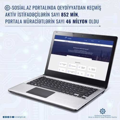 E-sosial.az portalında istifadəçi sayı 852 minə çatıb