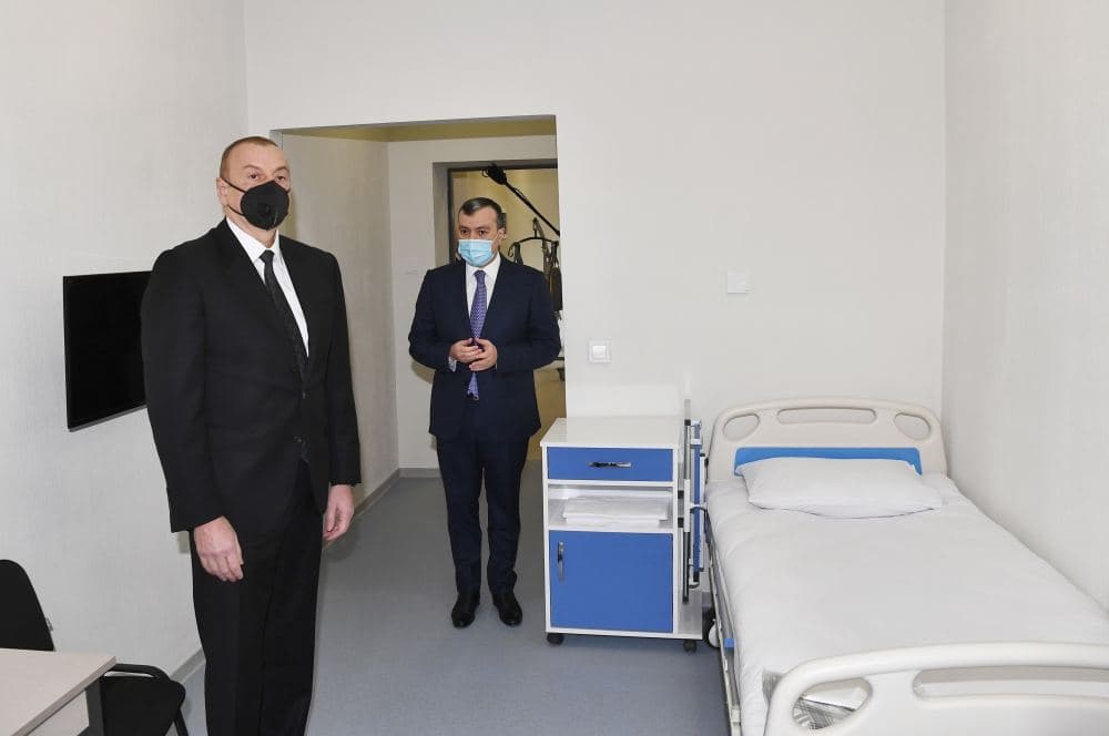 Prezident İlham Əliyev Şağan Reabilitasiya Pansionatının açılışında iştirak edib