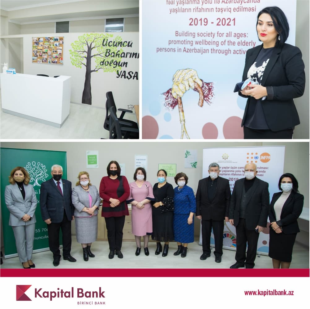 Kapital Bank-ın dəstəyi ilə daha bir “YAŞA” mərkəzi fəaliyyətə başladı