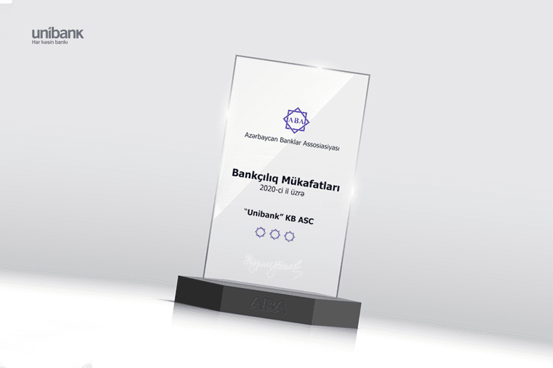 Unibank daha 3 mükafat qazanıb