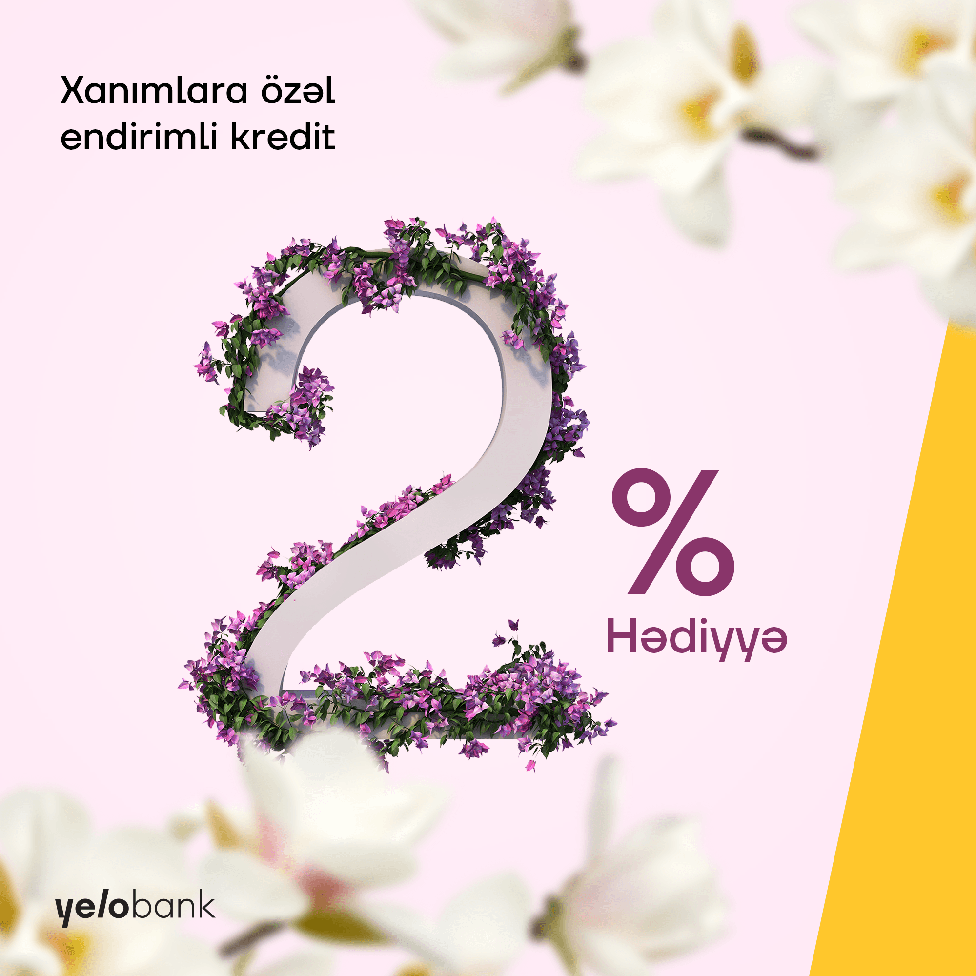 Yelo Bank-dan 8 mart kampaniyası