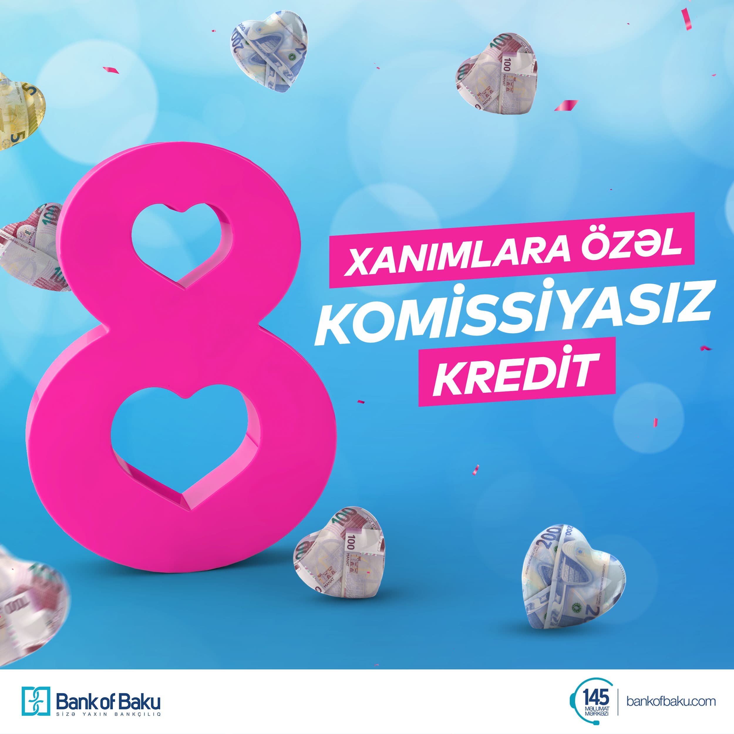 Bank of Baku-dan 8 Marta özəl hədiyyəli kampaniyalar!