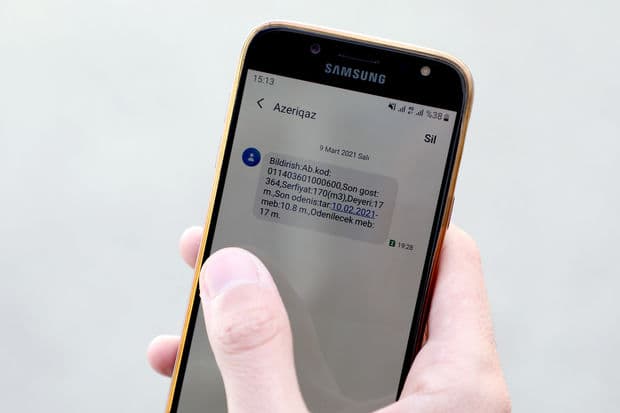 “Azəriqaz” SMS bildirişlərinin göndərilməsinə start verdi