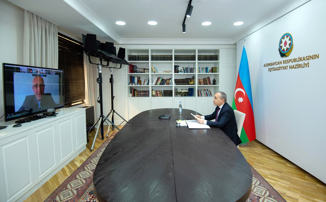 Mikayıl Cabbarov İsrail-Azərbaycan Ticarət və Sənaye Palatasının illik iclasında iştirak edib