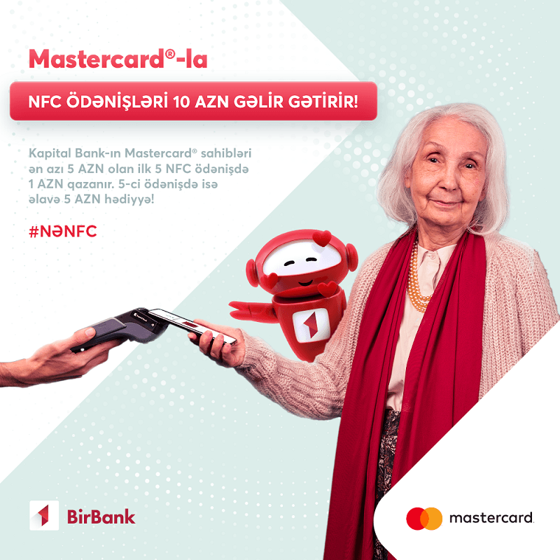 Kapital Bank-ın Mastercard və Maestro kart sahibləri əlavə keşbek qazanacaqlar!